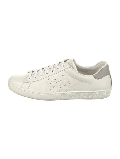 Gucci Interlocking G Logo Leather Sneakers