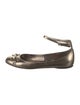 Gucci Horsebit Accent Leather Flats