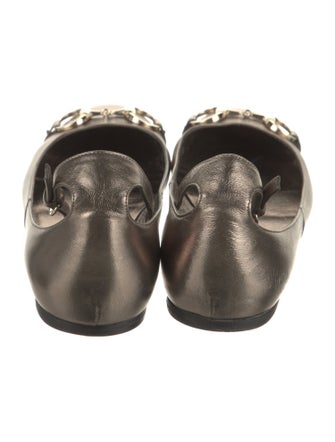 Gucci Horsebit Accent Leather Flats