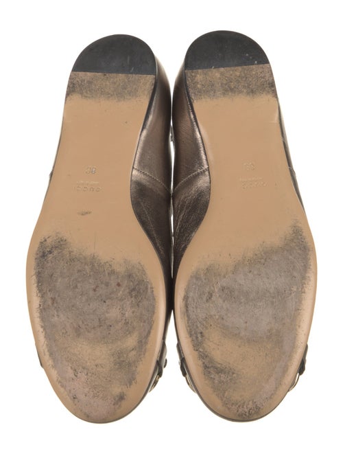 Gucci Horsebit Accent Leather Flats