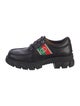 Gucci Web Accent Leather Sneakers
