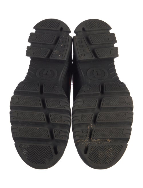 Gucci Web Accent Leather Sneakers