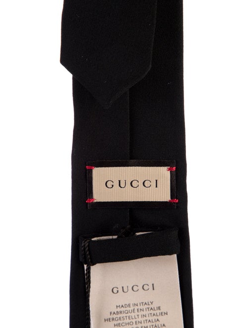 Gucci Solid Black Tie