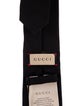 Gucci Solid Black Tie