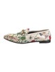 Gucci Flora Print Canvas Loafers