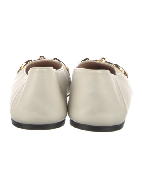 Gucci Horsebit Accent Leather Mary Jane Flats
