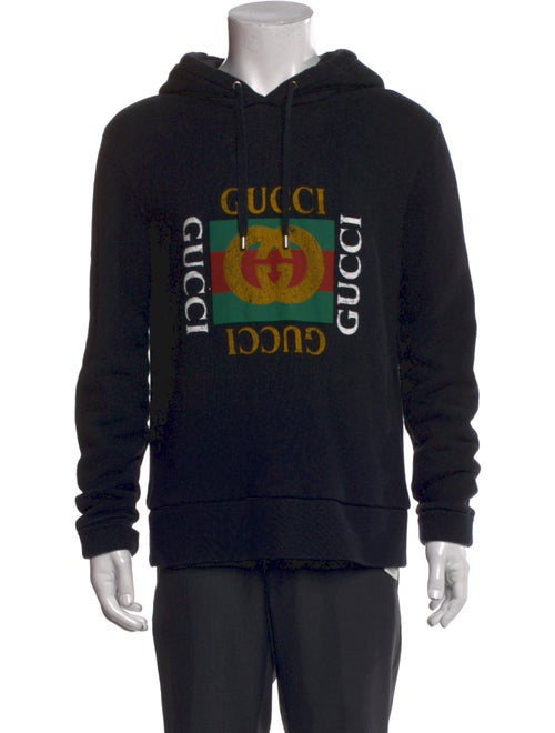 Gucci Web Accent Crew Neck Hoodie