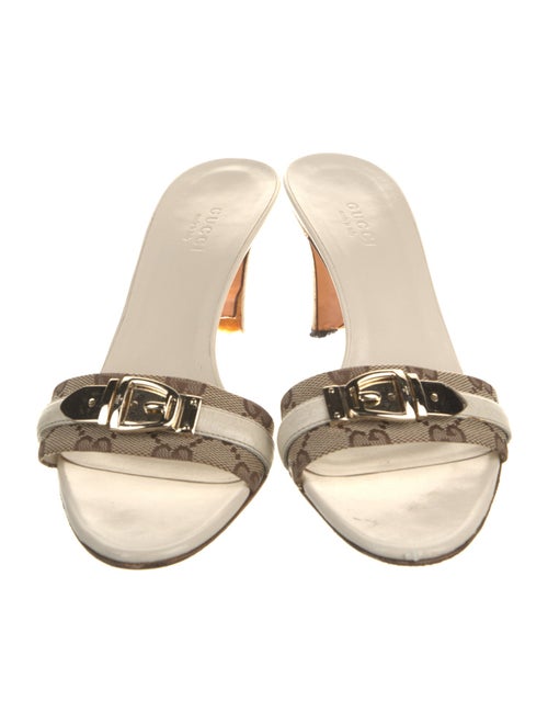 Gucci GG Supreme Leather Slides