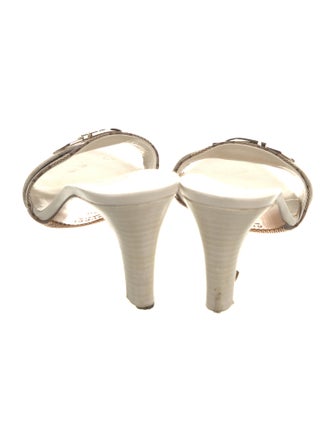 Gucci GG Supreme Leather Slides