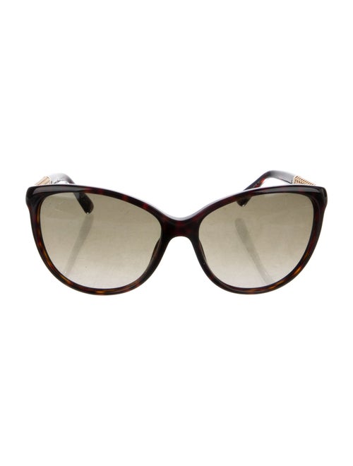 Gucci Interlocking G Logo Cat-Eye Sunglasses