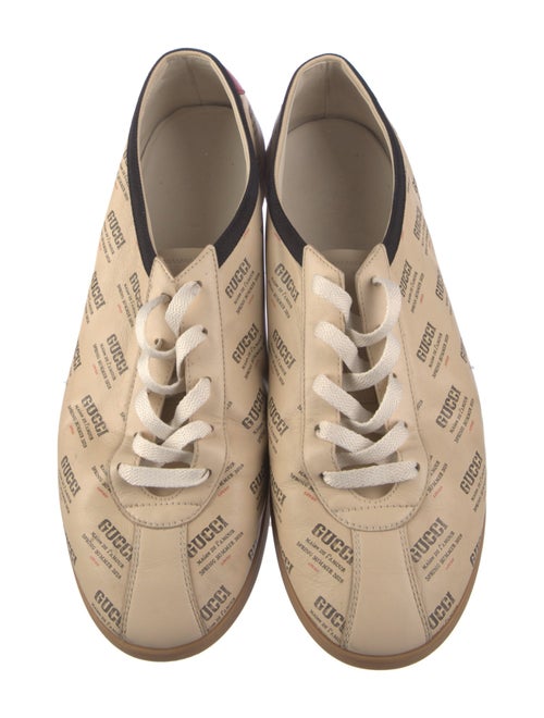 Gucci Bee Accent Leather Sneakers