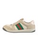 Gucci Web Accent Leather Sneakers