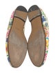 Gucci Leather Floral Print Loafers