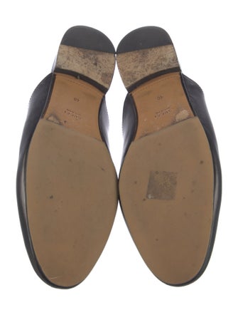 Gucci Horsebit Accent Leather Mules