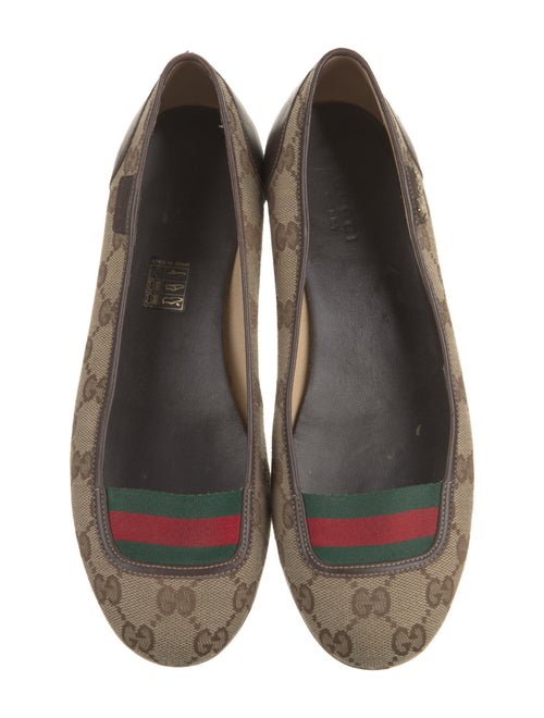 Gucci GG Canvas Canvas Ballet Flats