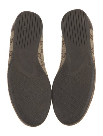 Gucci GG Canvas Canvas Ballet Flats