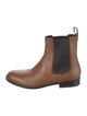 Gucci Web Accent Leather Chelsea Boots