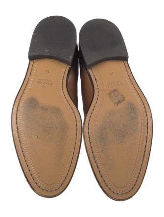 Gucci Web Accent Leather Chelsea Boots