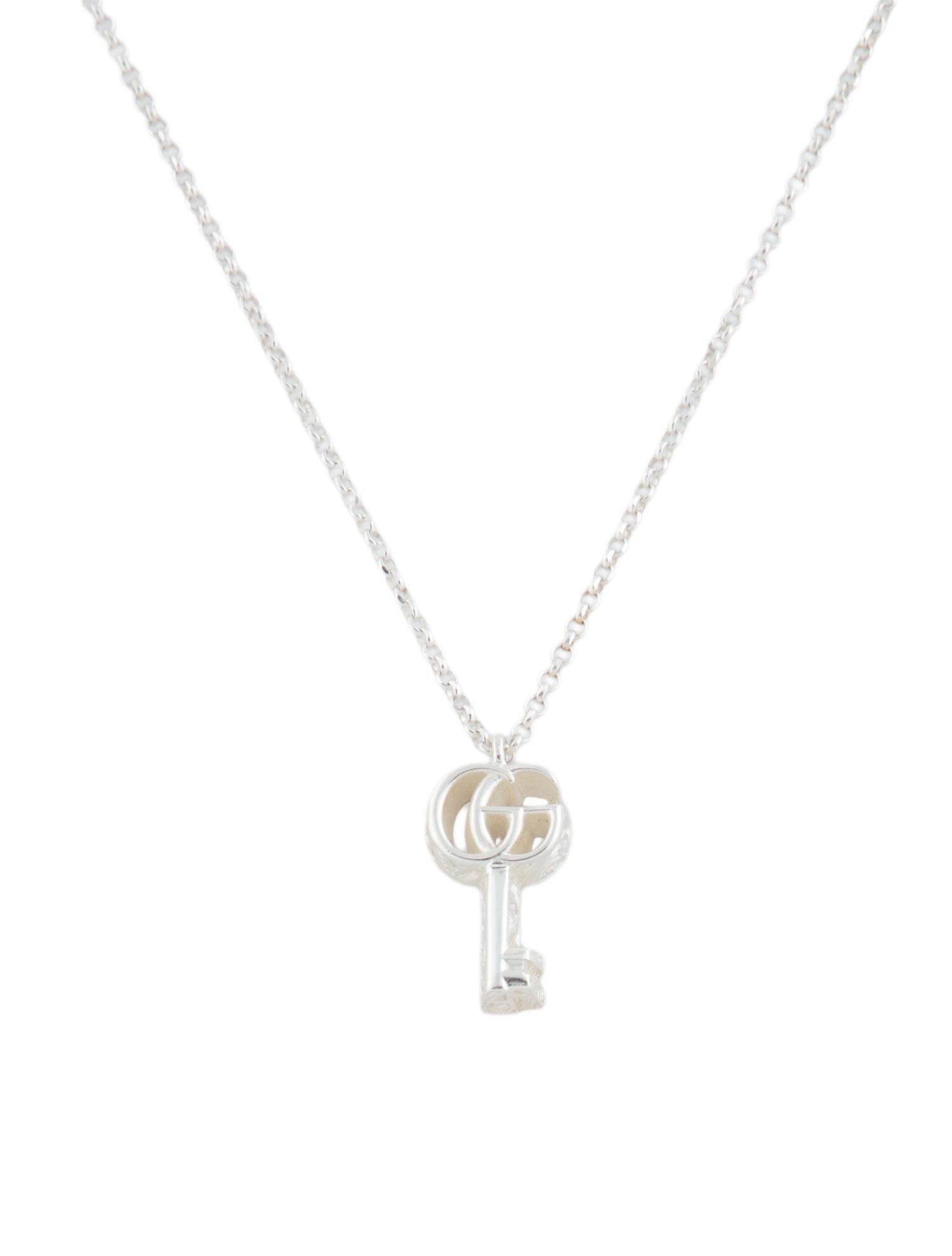 Gucci Double G Key Necklace