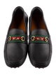 Gucci Web Accent Leather Drivers