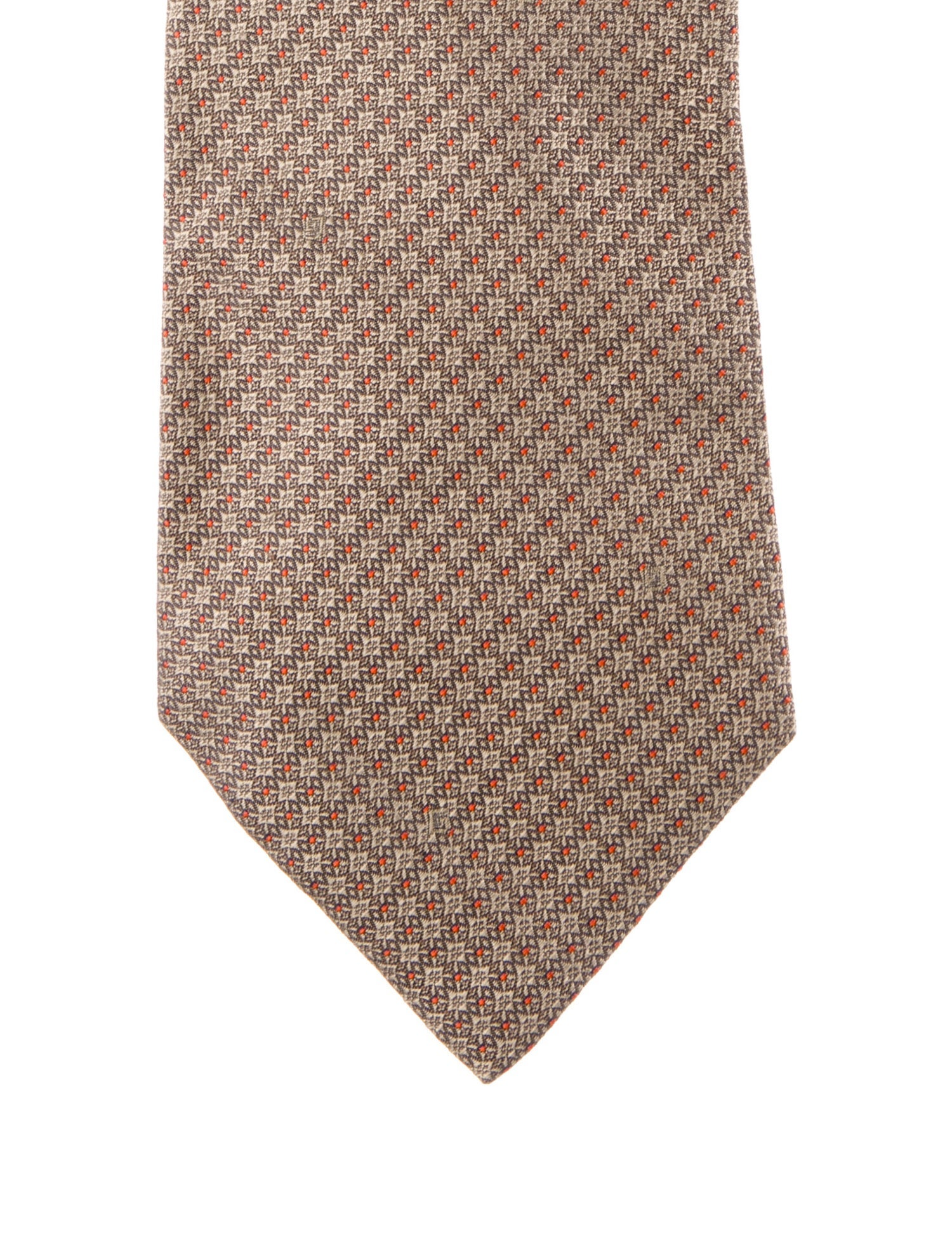 Gucci Silk Pattern Tie