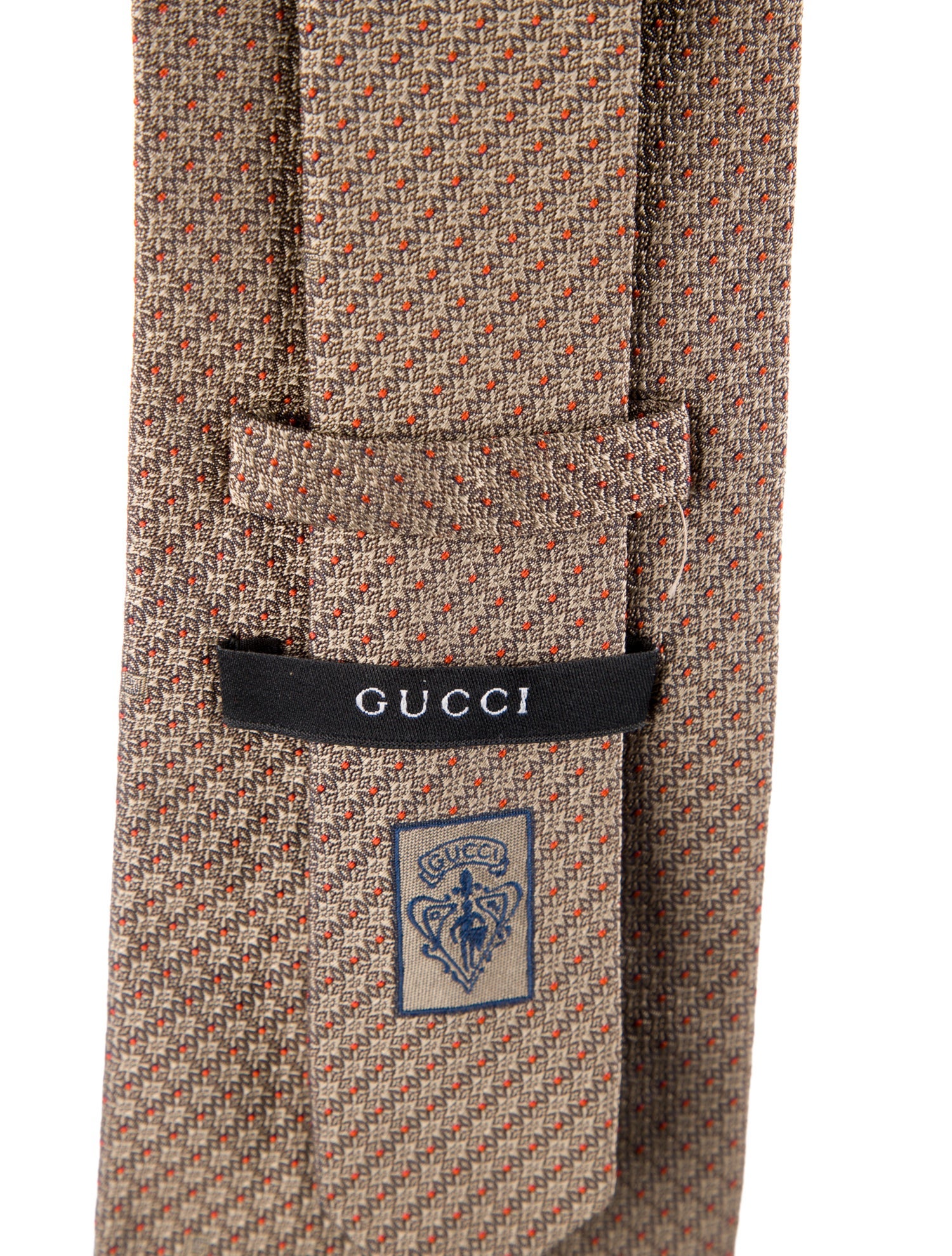 Gucci Silk Pattern Tie