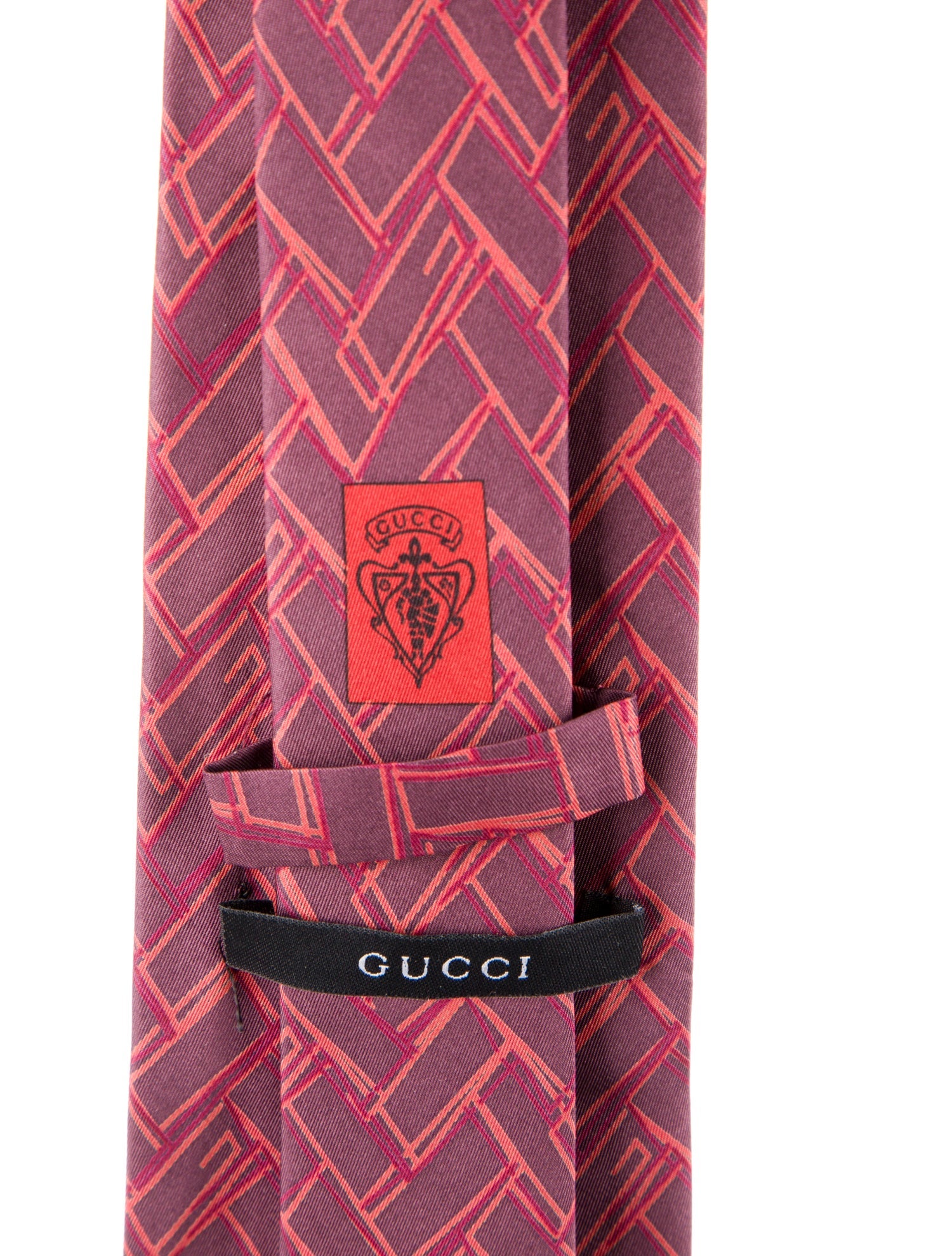 Gucci Silk Pattern Tie