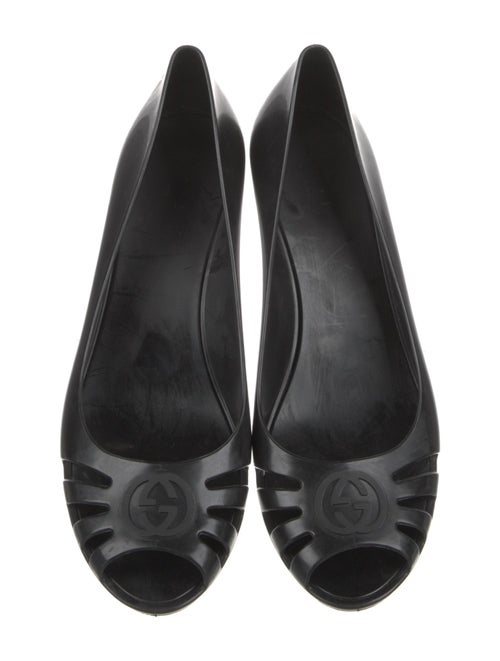 Gucci Interlocking G Logo Rubber Pumps