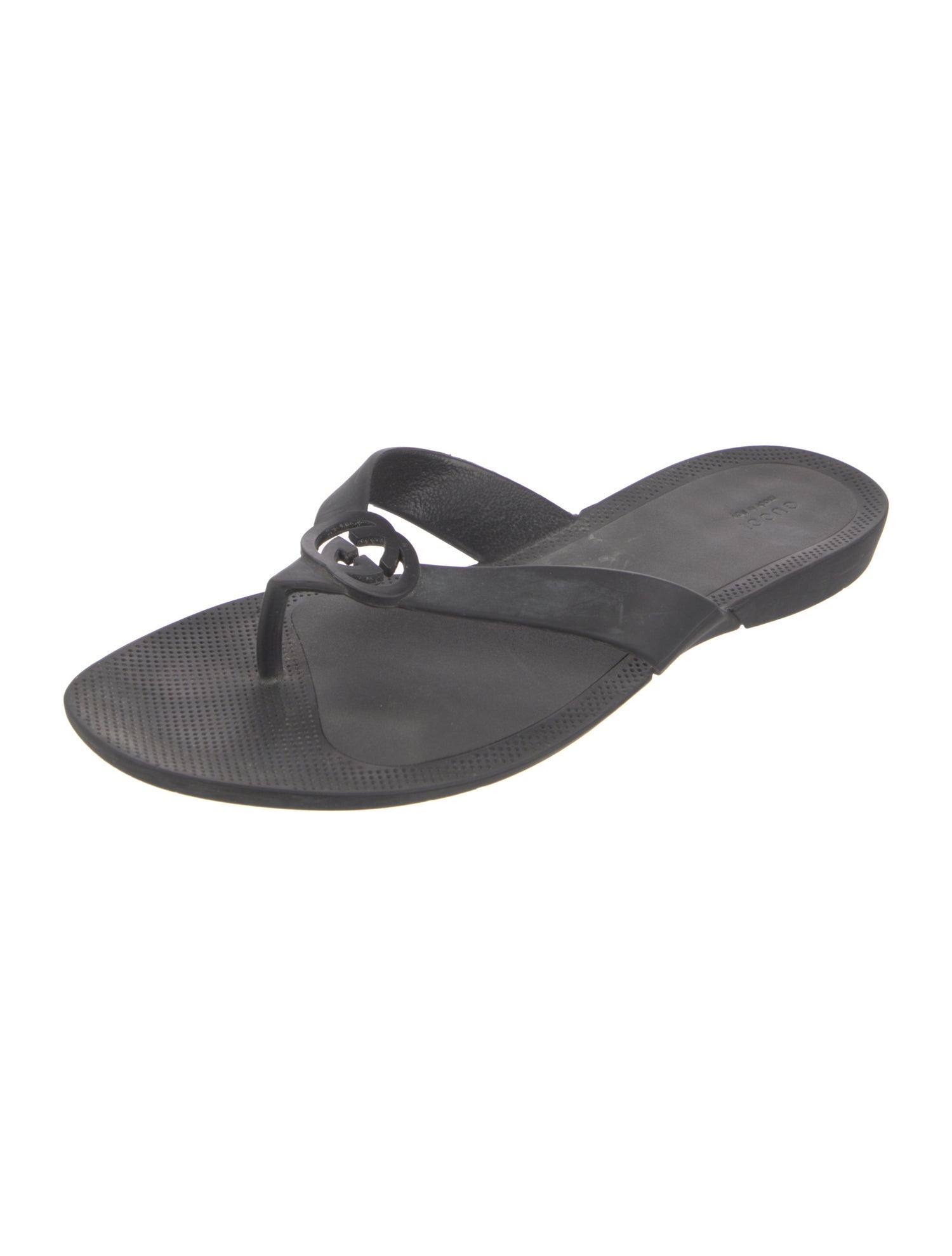 Gucci Vintage Interlocking G Logo Flip Flops