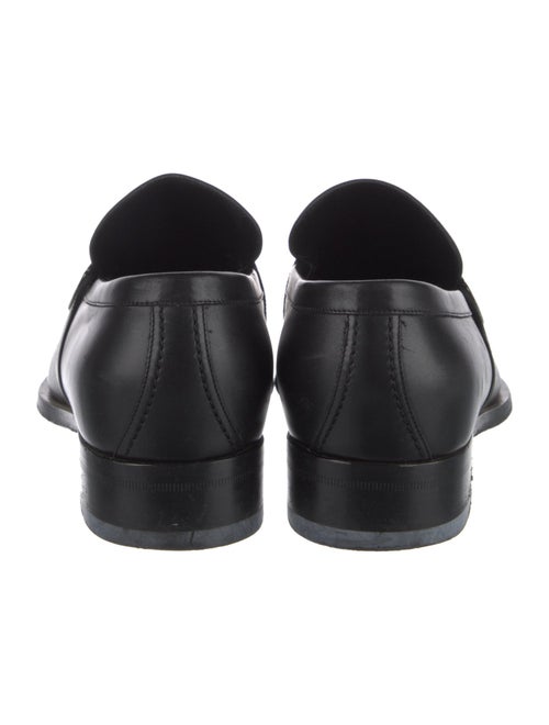 Gucci Interlocking G Logo Leather Dress Loafers
