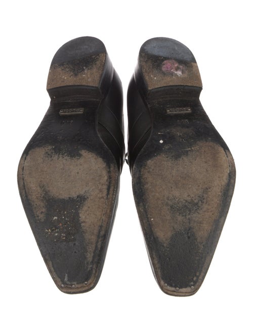 Gucci Interlocking G Logo Leather Dress Loafers