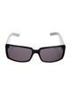 Gucci Web Accent Square Sunglasses