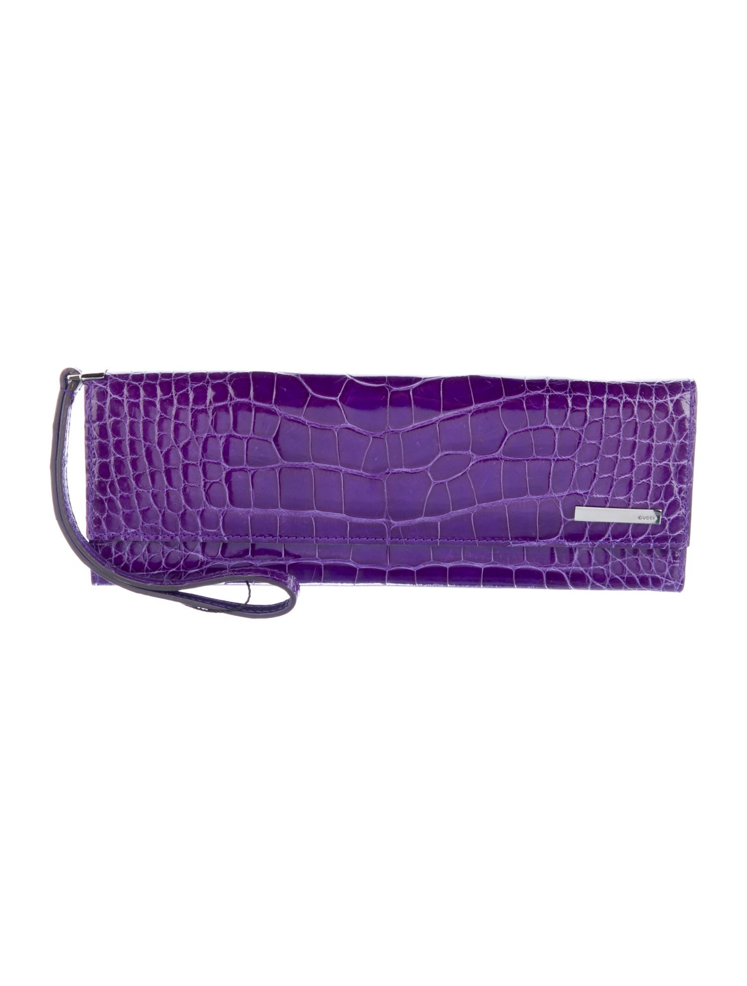 Gucci Vintage Alligator Wristlet