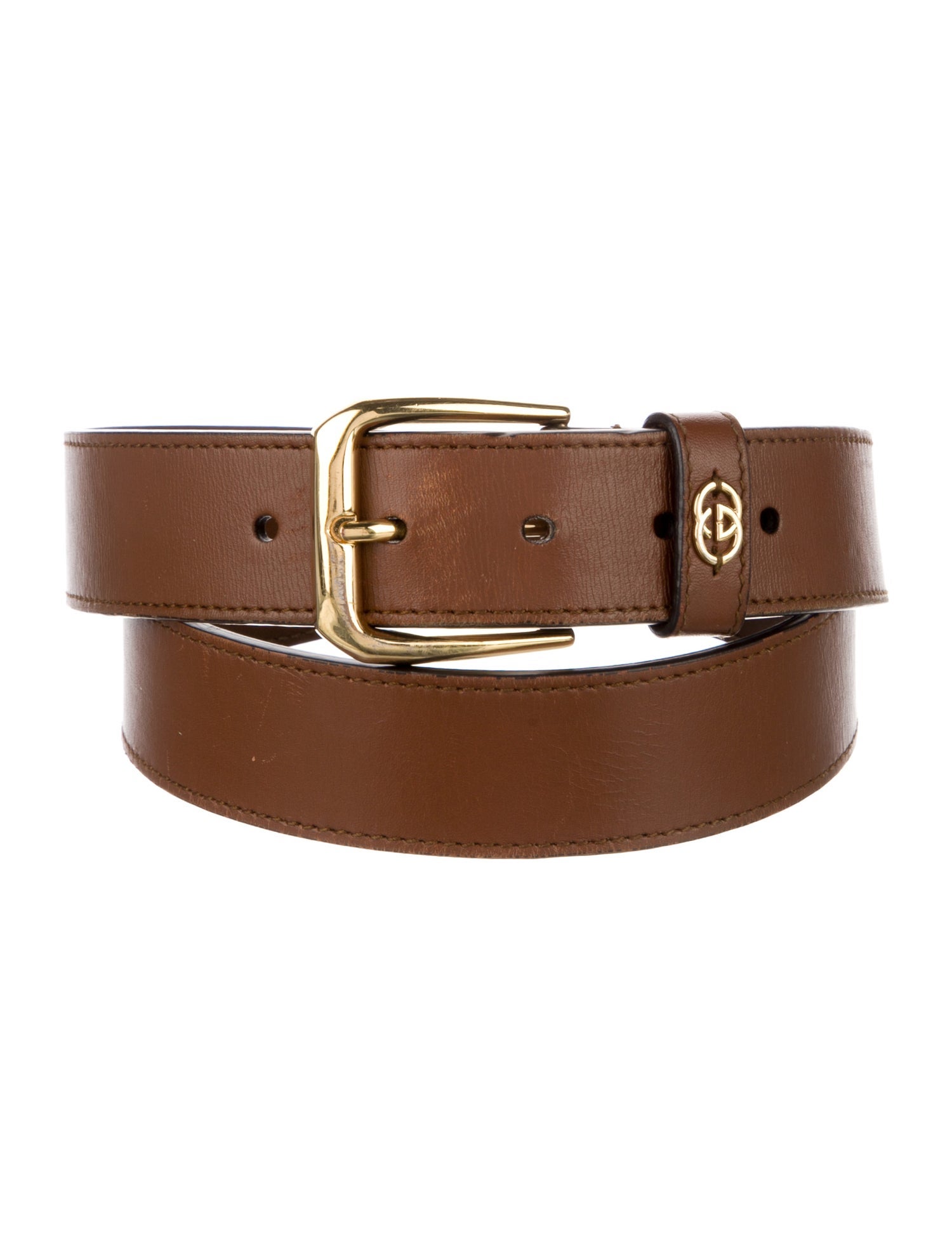 Gucci Interlocking G Logo Leather Belt