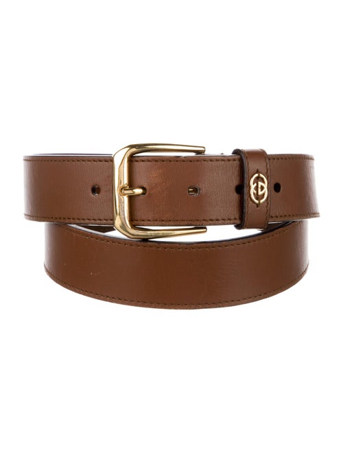 Gucci Interlocking G Logo Leather Belt