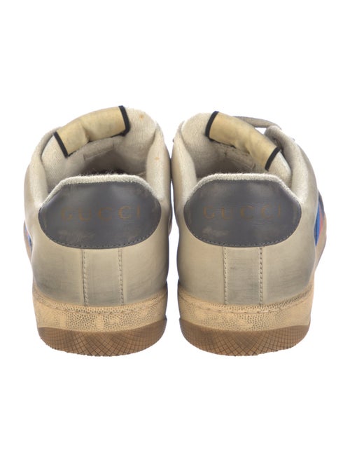 Gucci Web Accent Suede Sneakers