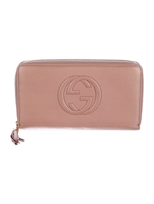 Gucci Interlocking G Logo Leather Continental Wallet