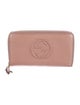 Gucci Interlocking G Logo Leather Continental Wallet