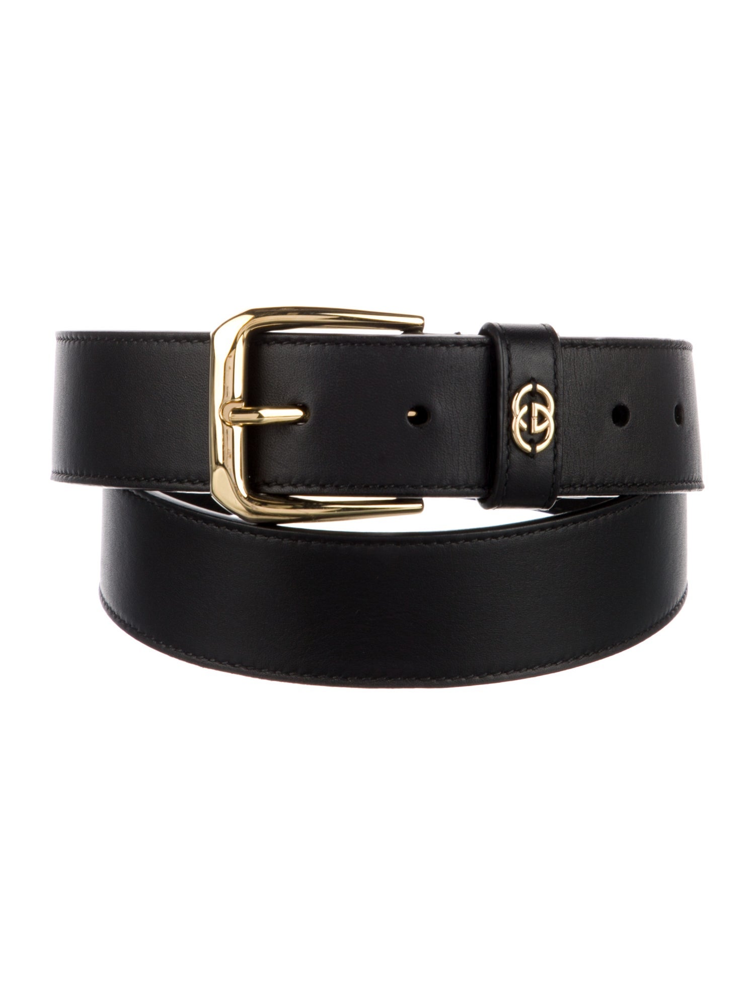 Gucci Interlocking G Logo Leather Belt