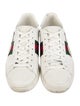 Gucci Web Accent Leather Sneakers