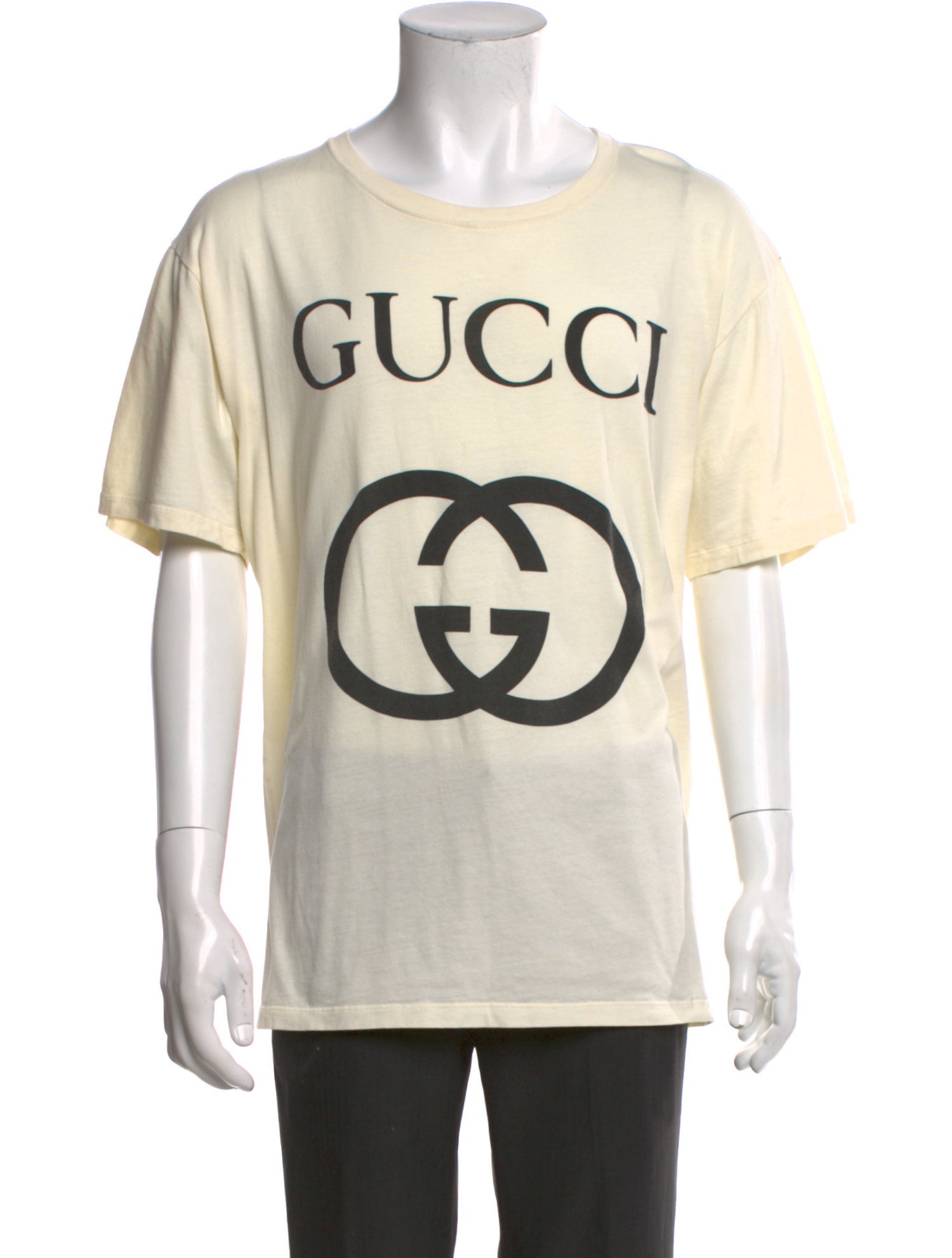 Gucci Interlocking G Logo Crew Neck T-Shirt