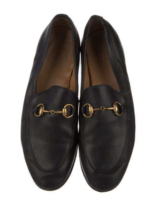 Gucci Horsebit Accent Leather Loafers