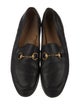 Gucci Horsebit Accent Leather Loafers
