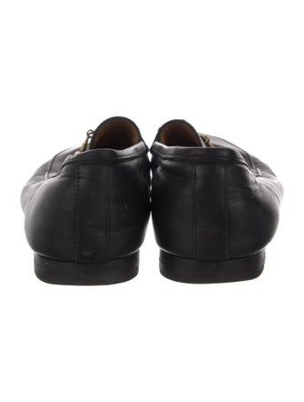 Gucci Horsebit Accent Leather Loafers