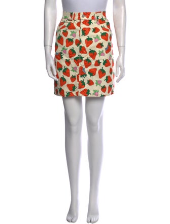 Gucci Printed Mini Skirt