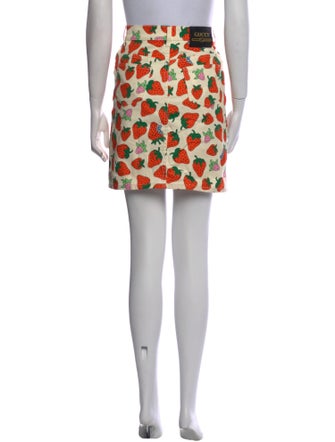 Gucci Printed Mini Skirt