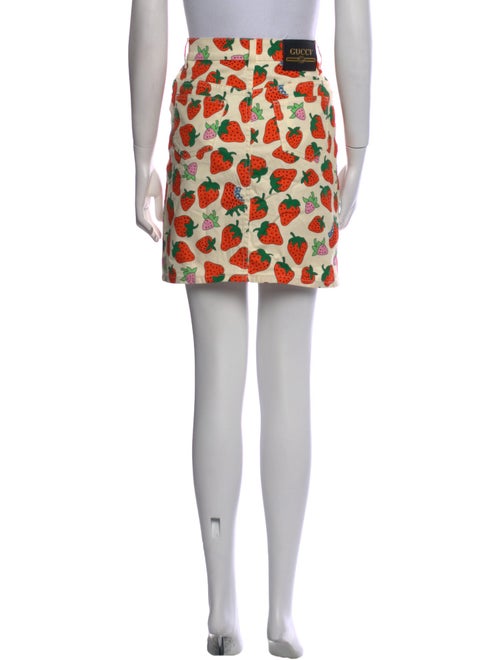 Gucci Printed Mini Skirt