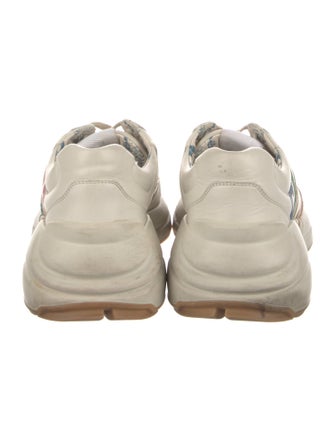 Gucci Leather Printed Chunky Sneakers
