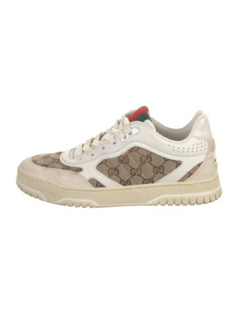 Gucci GG Canvas Leather Sneakers