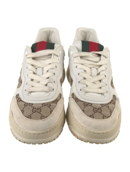 Gucci GG Canvas Leather Sneakers